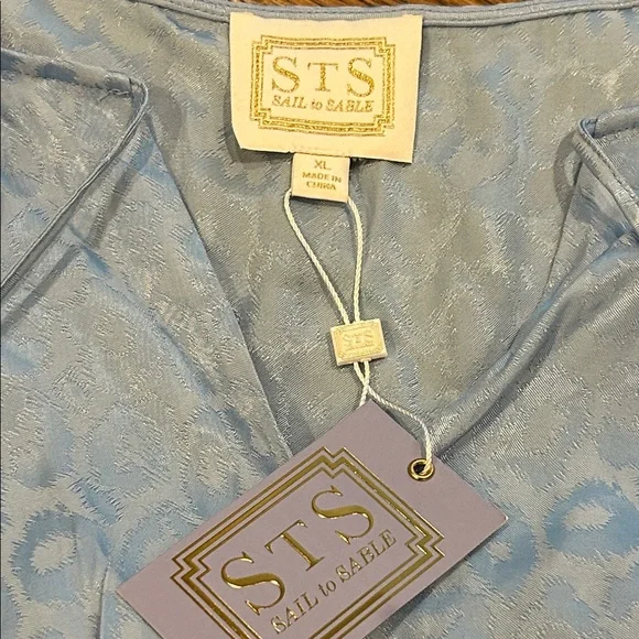 Sail to Sable Blue Long Sleeve Dress. NEW with tags.  Size XL - Picture 13 of 17